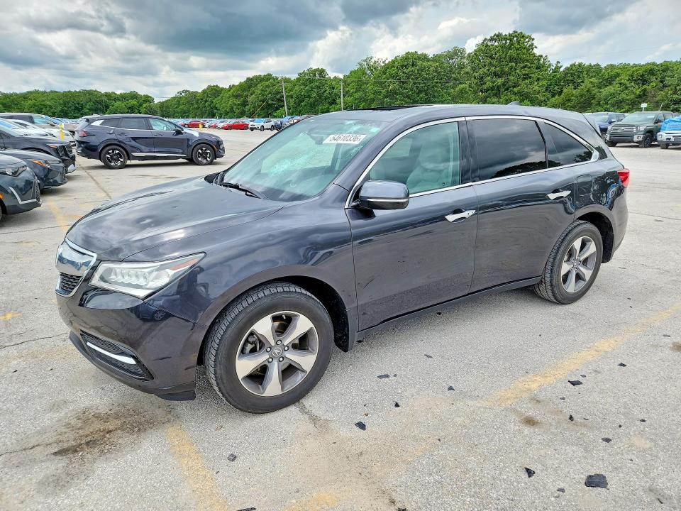 Auction sale of the 2016 Acura Mdx, vin: 5FRYD4H27GB014010, lot number: 54610336