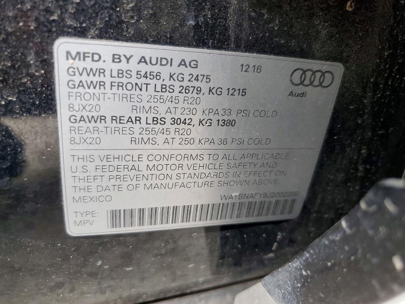 Продажа на аукционе авто 2018 Audi Q5, vin: WA1BNAFY9J2002200, номер лота: 53821196