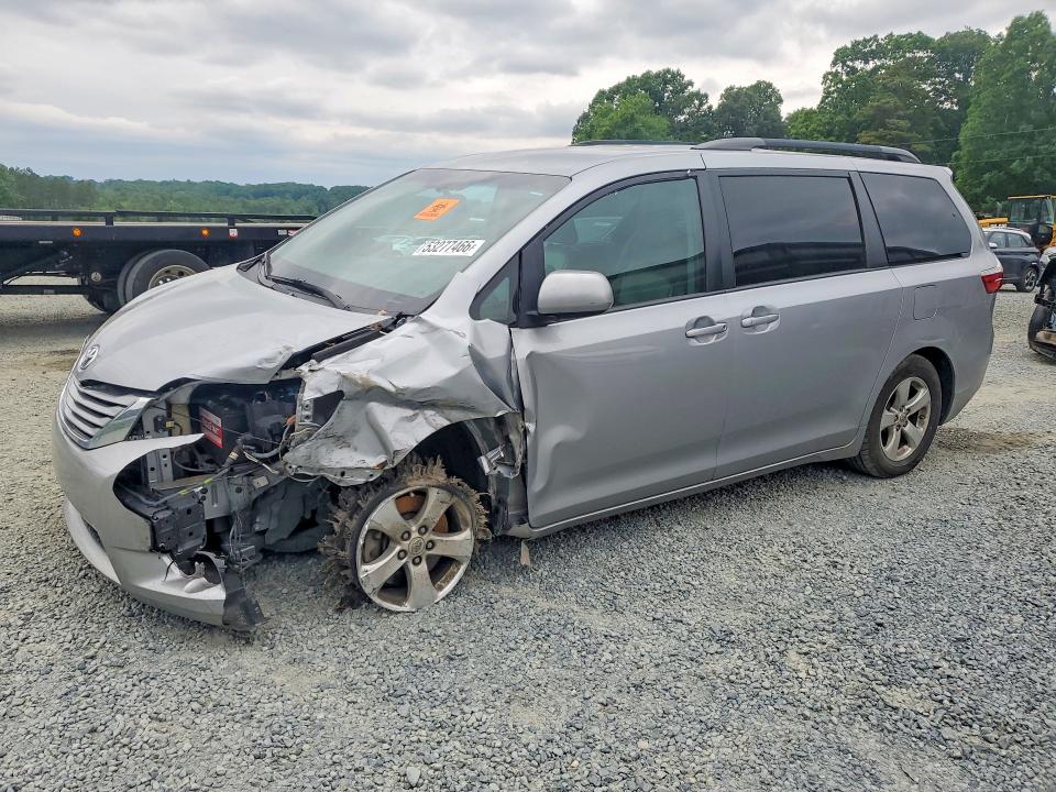 Продаж на аукціоні авто 2017 Toyota Sienna, vin: 5TDKZ3DC9HS831798, номер лоту: 53277466