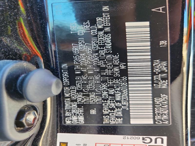 Aukcja sprzedaży 2006 Lexus Gx, vin: JTJBT20X660108766, numer aukcji: 53416536