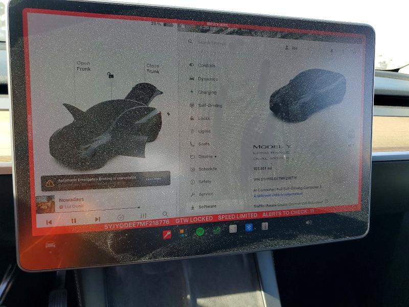 Продаж на аукціоні авто 2021 Tesla Model Y, vin: 5YJYGDEE7MF218776, номер лоту: 54481446