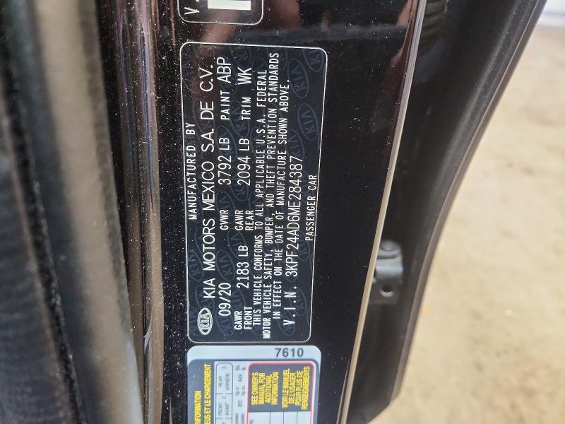 Продаж на аукціоні авто 2021 Kia Forte, vin: 3KPF24AD6ME284387, номер лоту: 54707896