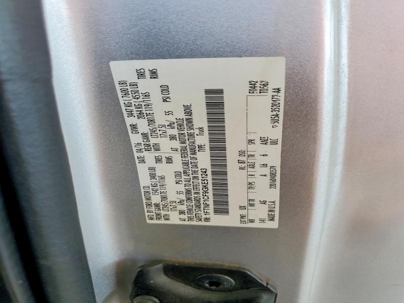 52194916 :رقم المزاد ، 1FTNF1CF9GKE51243 vin ، 2016 Ford F150 مزاد بيع