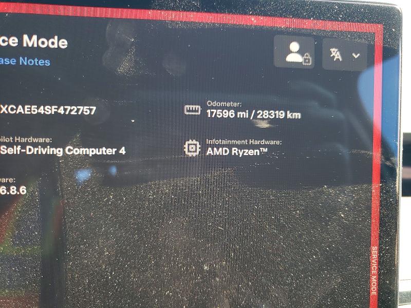 Aukcja sprzedaży 2025 Tesla Model X, vin: 7SAXCAE54SF472757, numer aukcji: 54532816