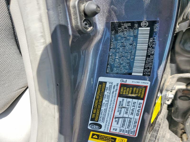2014 Toyota Camry მანქანა იყიდება აუქციონზე, vin: 4T1BF1FK4EU761941, აუქციონის ნომერი: 55359816