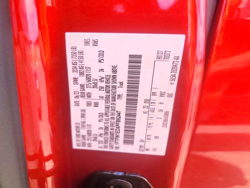 Aukcja sprzedaży 2023 Ford F150, vin: 1FTFW1EDXPFB92447, numer aukcji: 53410916
