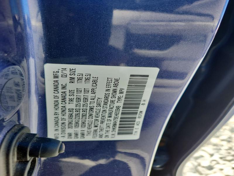 Aukcja sprzedaży 2014 Honda Cr-v, vin: 2HKRM4H79EH655949, numer aukcji: 53596496