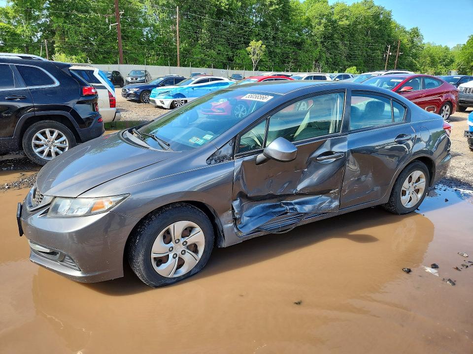 Продаж на аукціоні авто 2013 Honda Civic, vin: 19XFB2F50DE223378, номер лоту: 55058566
