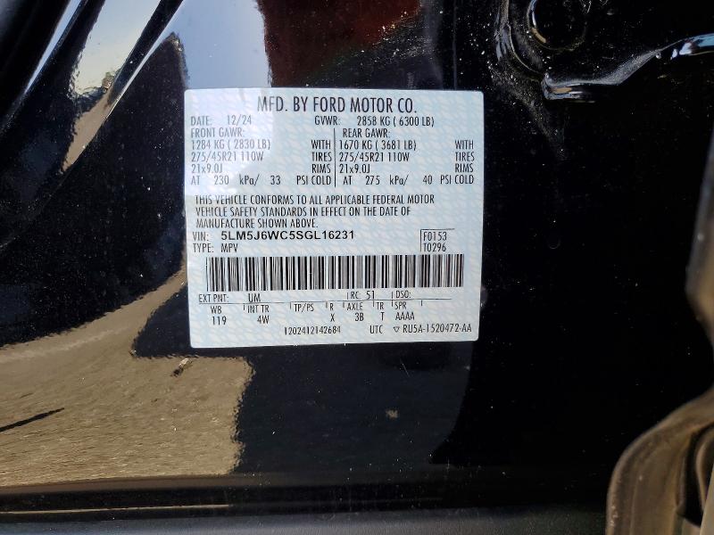 Продажа на аукционе авто 2025 Lincoln Townhouse Aviator, vin: 5LM5J6WC5SGL16231, номер лота: 52205956