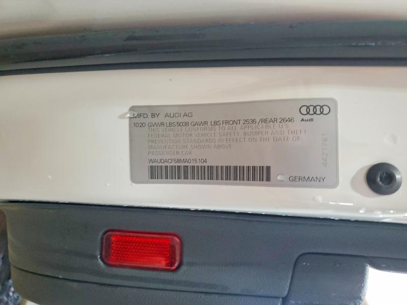 Продажа на аукционе авто 2021 Audi A5, vin: WAUDACF58MA015104, номер лота: 54846186