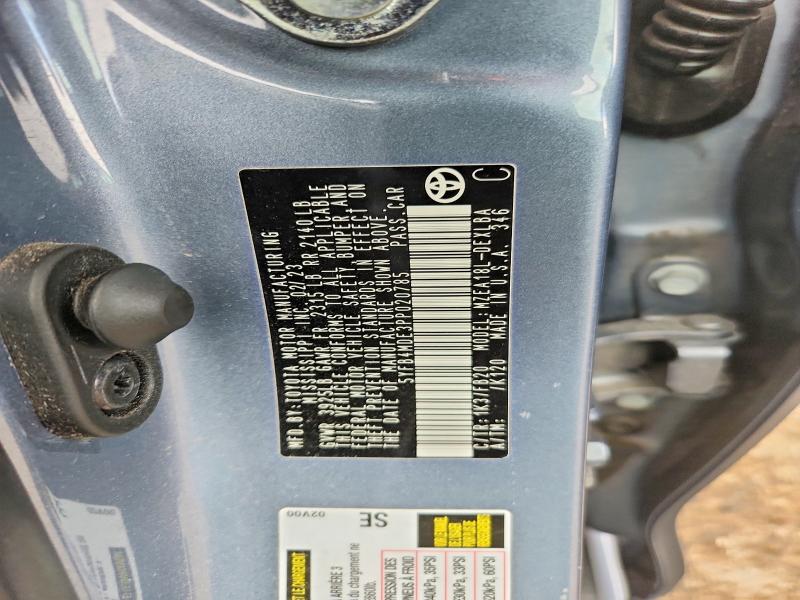 52596666 :رقم المزاد ، 5YFB4MDE3PP020785 vin ، 2023 Toyota Corolla مزاد بيع