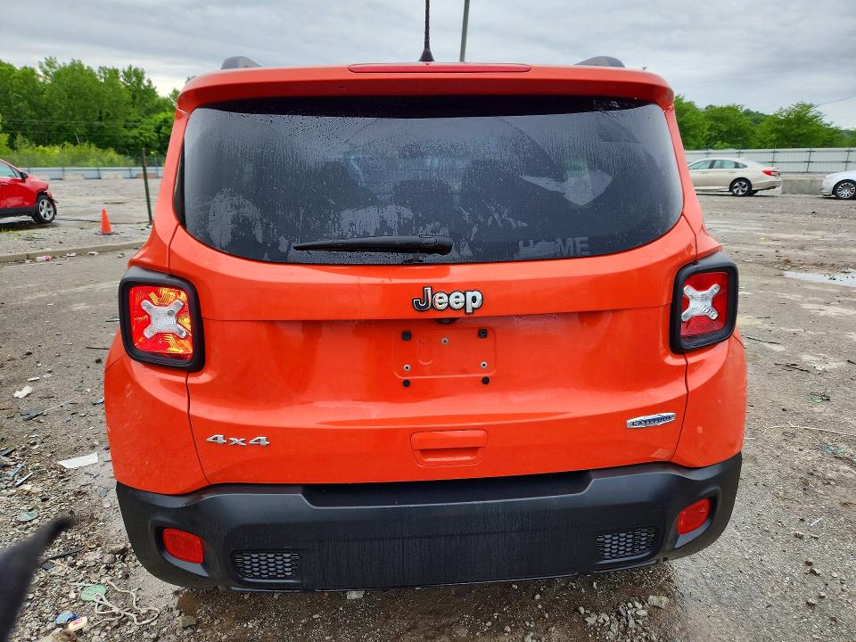 2018 Jeep Renegade მანქანა იყიდება აუქციონზე, vin: ZACCJBBB4JPG94904, აუქციონის ნომერი: 52650336