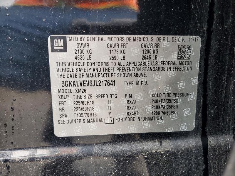 Продаж на аукціоні авто 2018 Gmc Terrain, vin: 3GKALVEV6JL217641, номер лоту: 54399306