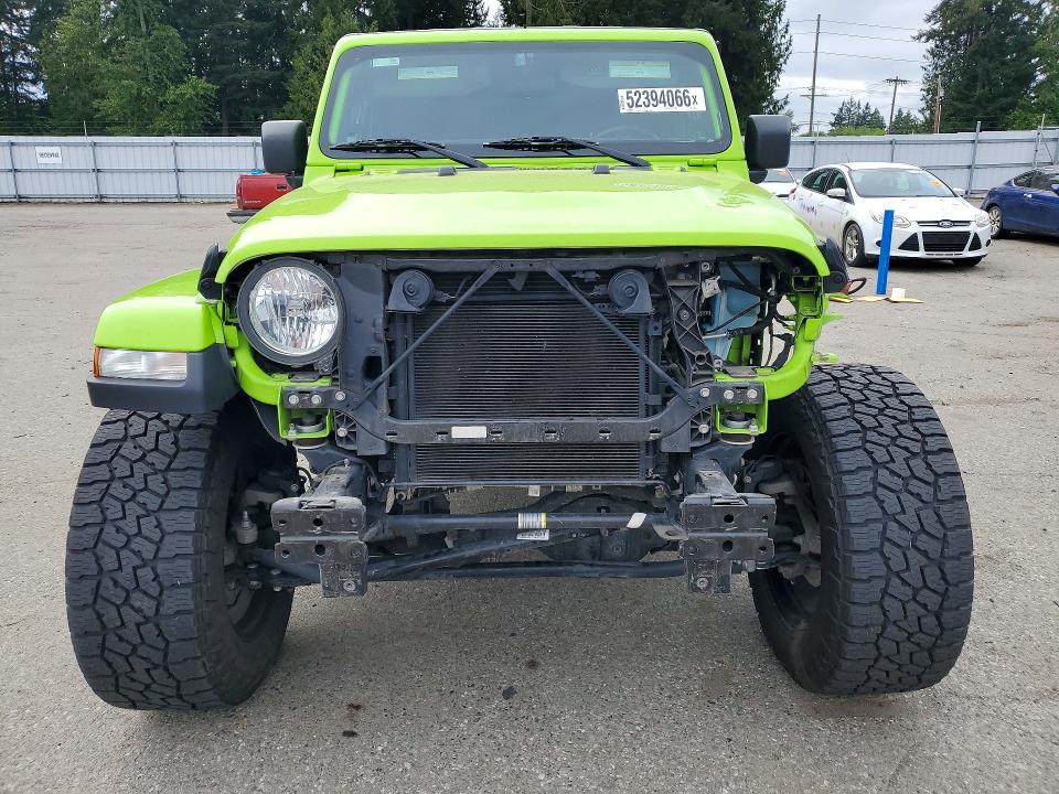 52394066 :رقم المزاد ، 1C4HJXEG5MW834623 vin ، 2021 Jeep Wrangler Unlimited مزاد بيع