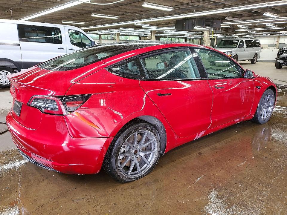 54483536 :رقم المزاد ، 5YJ3E1EA6NF289643 vin ، 2022 Tesla Model 3 مزاد بيع