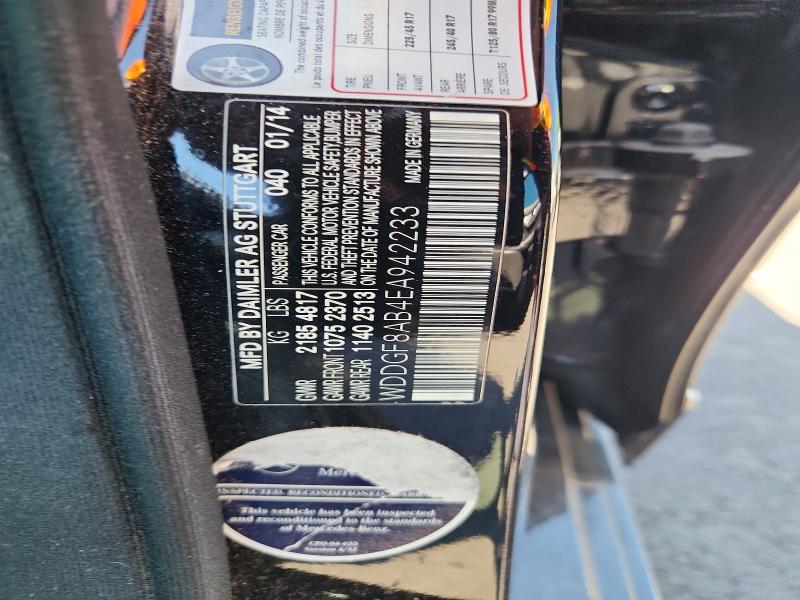 54722536 :رقم المزاد ، WDDGF8AB4EA942233 vin ، 2014 Mercedes-benz C مزاد بيع