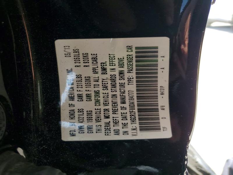 Продаж на аукціоні авто 2013 Honda Accord, vin: 1HGCR2F88DA184777, номер лоту: 52029236