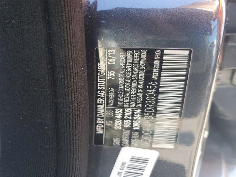 54311546 :رقم المزاد ، WDDGF4HB5DR300456 vin ، 2013 Mercedes-benz C مزاد بيع