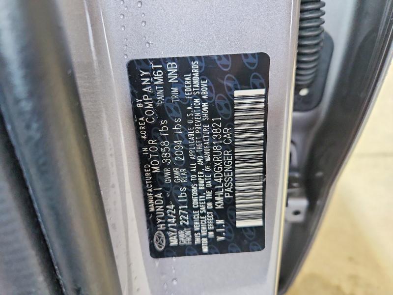 52610886 :رقم المزاد ، KMHLL4DGXRU813821 vin ، 2024 Hyundai Elantra مزاد بيع