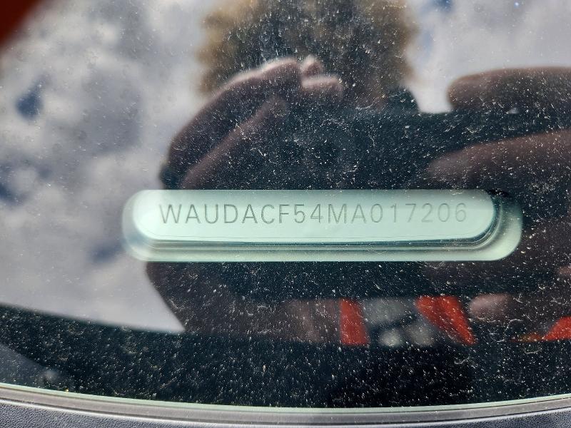 2021 Audi A5 მანქანა იყიდება აუქციონზე, vin: WAUDACF54MA017206, აუქციონის ნომერი: 53624226