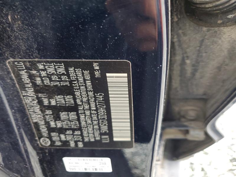 2009 Hyundai Santa Fe მანქანა იყიდება აუქციონზე, vin: 5NMSG13D99H277445, აუქციონის ნომერი: 53027486