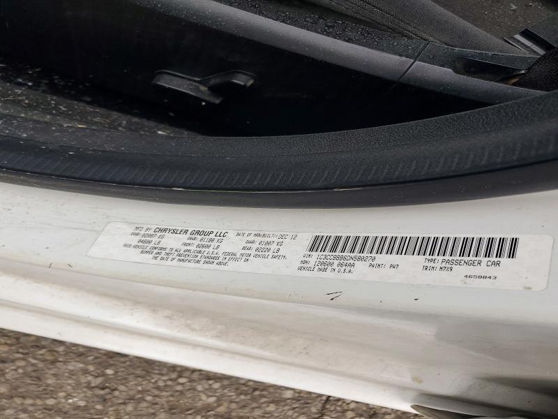 53526286 :رقم المزاد ، 1C3CCBBB6DN580270 vin ، 2013 Chrysler 200 مزاد بيع