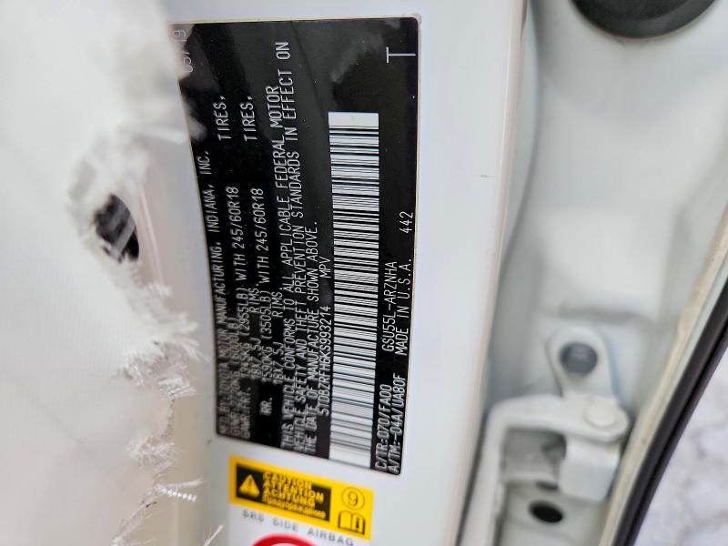 Продаж на аукціоні авто 2019 Toyota Highlander, vin: 5TDBZRFH6KS993214, номер лоту: 54829996
