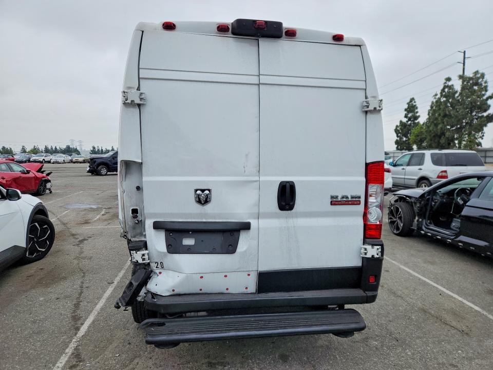 2022 Ram Promaster 2500 მანქანა იყიდება აუქციონზე, vin: 3C6LRVCG8NE111216, აუქციონის ნომერი: 53939916