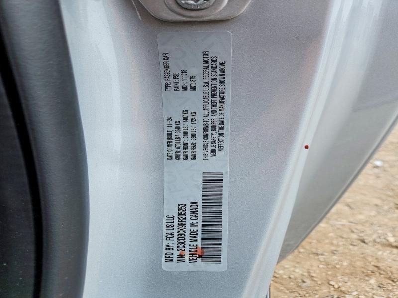 55111796 :رقم المزاد ، 2C3CDBCK9RR205253 vin ، 2024 Dodge Charger مزاد بيع