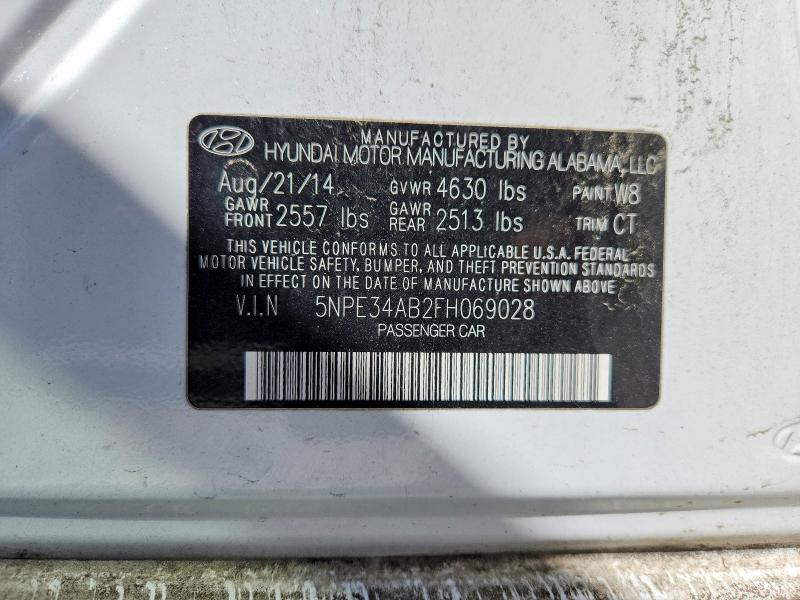 Продажа на аукционе авто 2015 Hyundai Sonata, vin: 5NPE34AB2FH069028, номер лота: 52554406