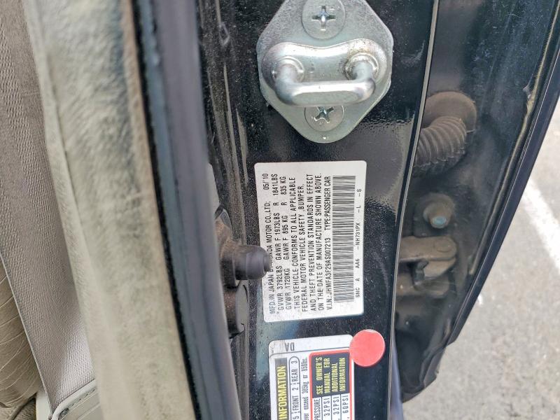Продажа на аукционе авто 2010 Honda Civic, vin: JHMFA3F29AS007213, номер лота: 54873226