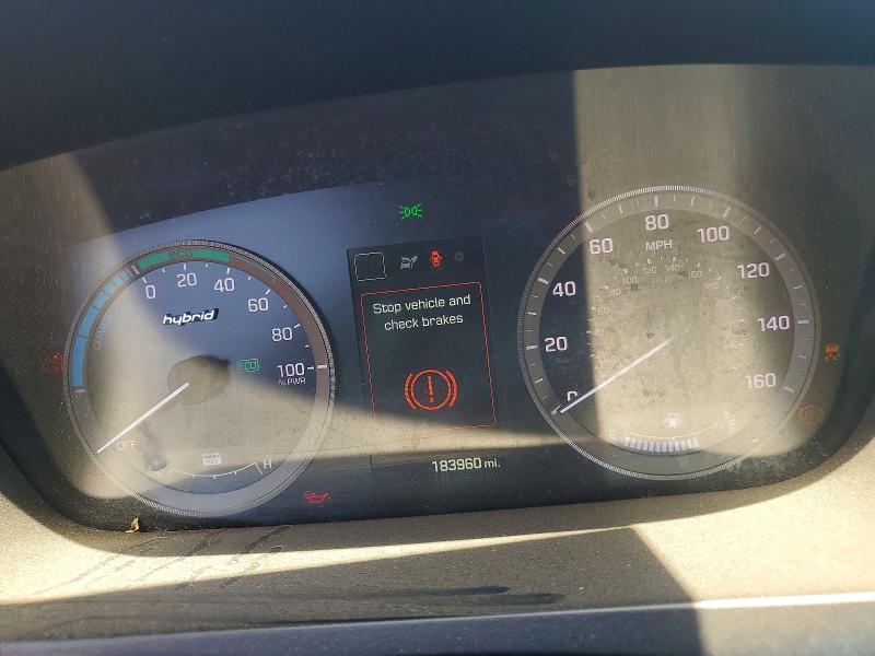 2016 Hyundai Sonata Hybrid მანქანა იყიდება აუქციონზე, vin: KMHE24L11GA012265, აუქციონის ნომერი: 54319166