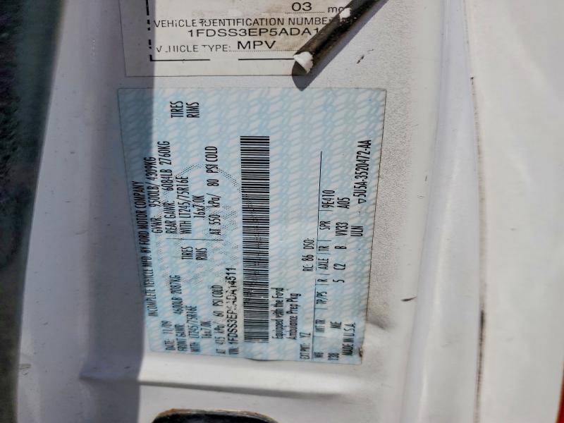 Продажа на аукционе авто 2010 Ford Econoline, vin: 1FDSS3EP5ADA14511, номер лота: 53983396