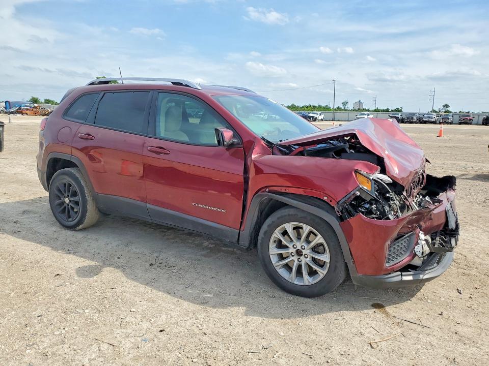 52617196 :رقم المزاد ، 1C4PJLCBXMD164414 vin ، 2021 Jeep Cherokee مزاد بيع