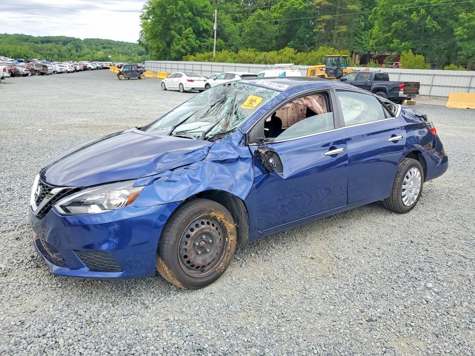 52161756 :رقم المزاد ، 3N1AB7AP5KY241423 vin ، 2019 Nissan Sentra مزاد بيع