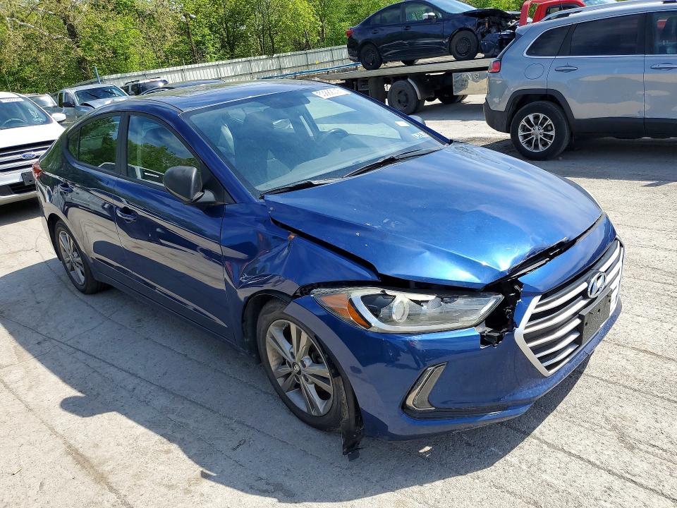 53882016 :رقم المزاد ، 5NPD84LF1HH154118 vin ، 2017 Hyundai Elantra مزاد بيع