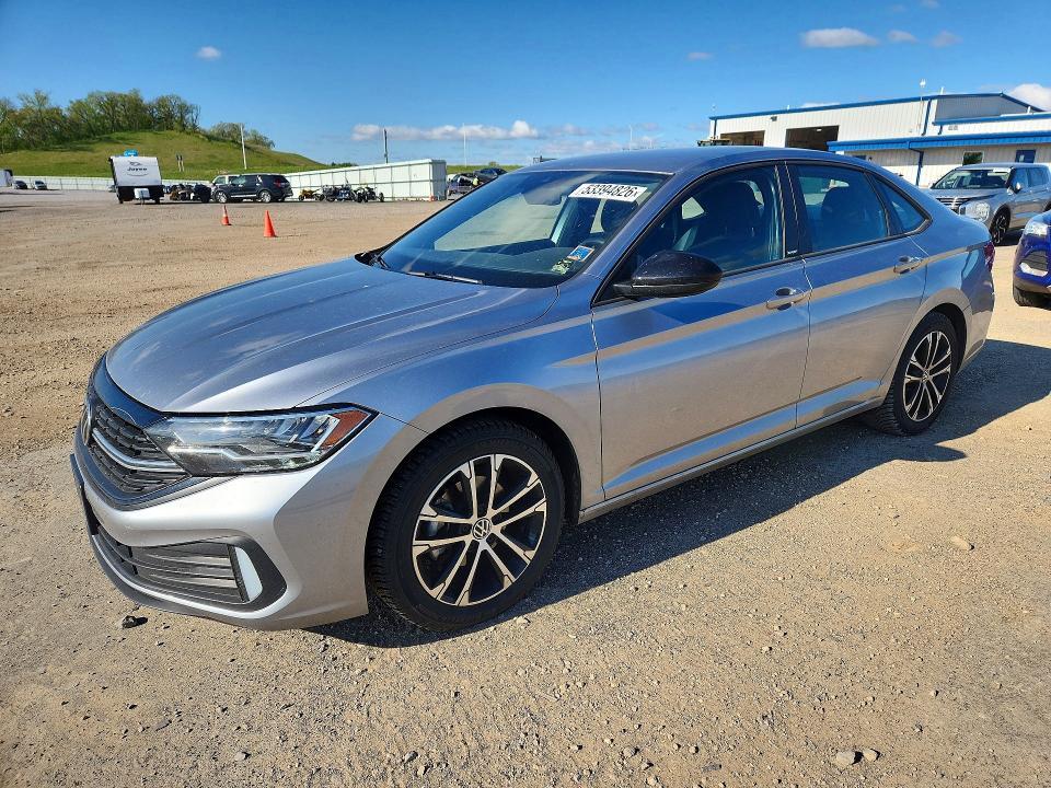 53394826 :رقم المزاد ، 3VWBM7BU3RM020403 vin ، 2024 Volkswagen Jetta مزاد بيع