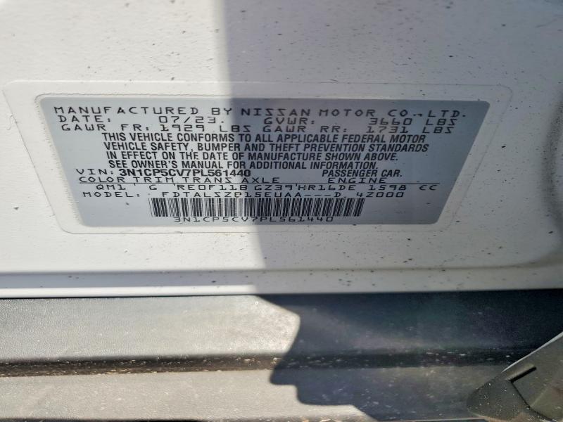 Aukcja sprzedaży 2023 Nissan Kicks, vin: 3N1CP5CV7PL561440, numer aukcji: 53965386