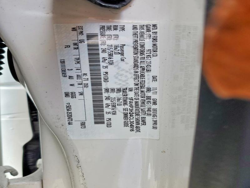 55275586 :رقم المزاد ، 1FAHP3H24CL304916 vin ، 2012 Ford Focus مزاد بيع