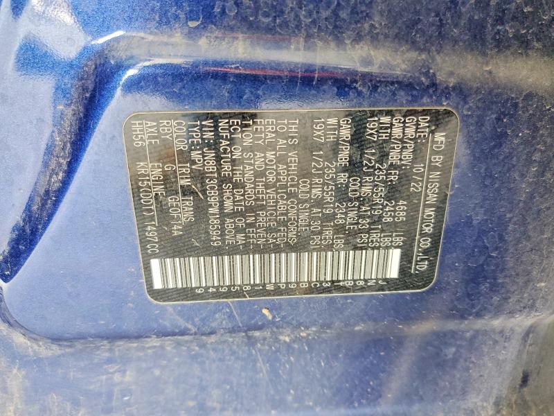 54257826 :رقم المزاد ، JN8BT3CB9PW185949 vin ، 2023 Nissan Rogue مزاد بيع