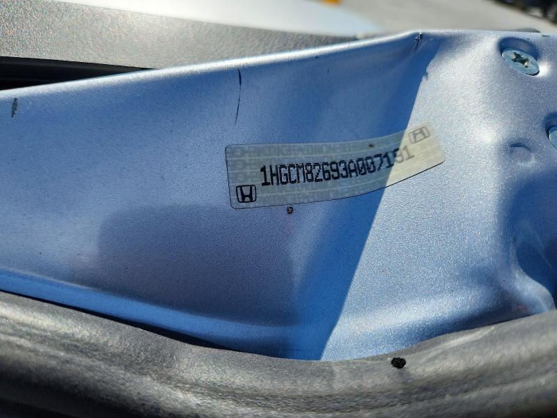 53792616 :رقم المزاد ، 1HGCM82693A007191 vin ، 2003 Honda Accord مزاد بيع