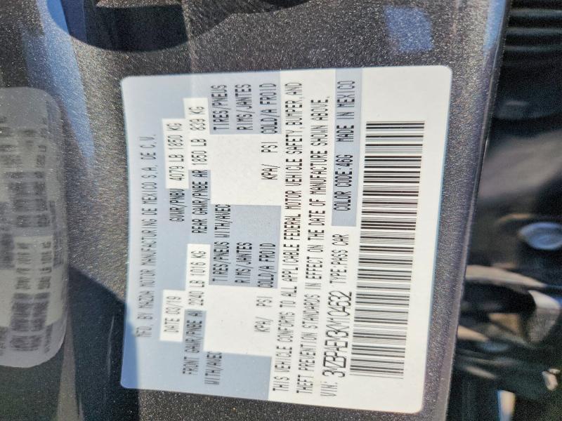 Продаж на аукціоні авто 2019 Mazda 3, vin: 3MZBPAEM3KM104632, номер лоту: 54638046
