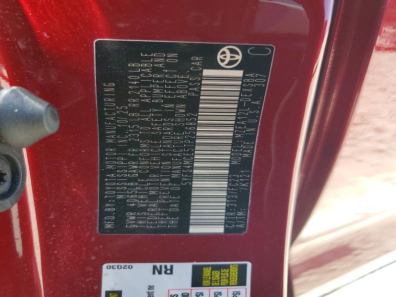 Продажа на аукционе авто 2026 Toyota Corolla, vin: 5YFS4MCE5TP256852, номер лота: 54053806