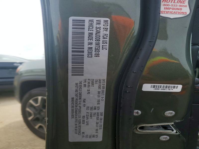 Aukcja sprzedaży 2021 Jeep Compass, vin: 3C4NJDDB1MT583189, numer aukcji: 54854596