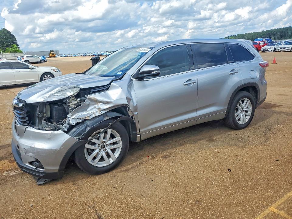 54394416 :رقم المزاد ، 5TDZARFH6GS020461 vin ، 2016 Toyota Highlander مزاد بيع