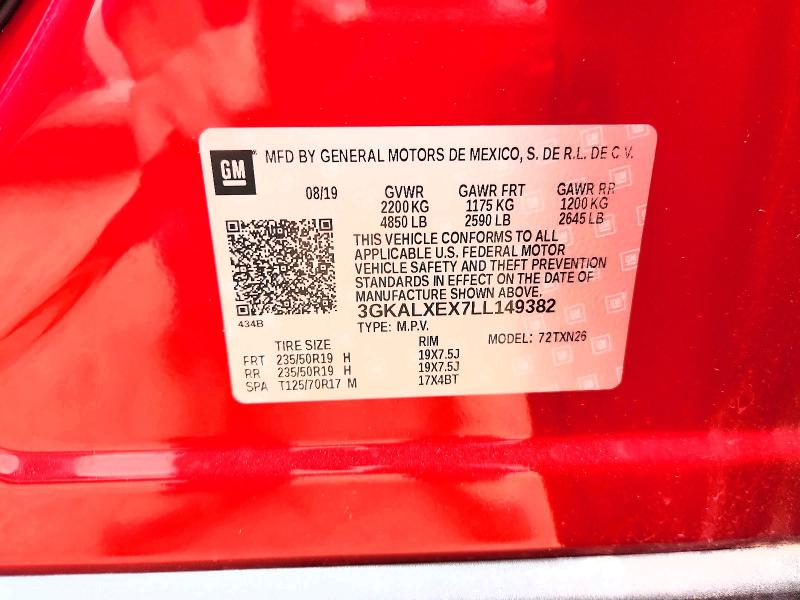 Aukcja sprzedaży 2020 Gmc Terrain, vin: 3GKALXEX7LL149382, numer aukcji: 53689826