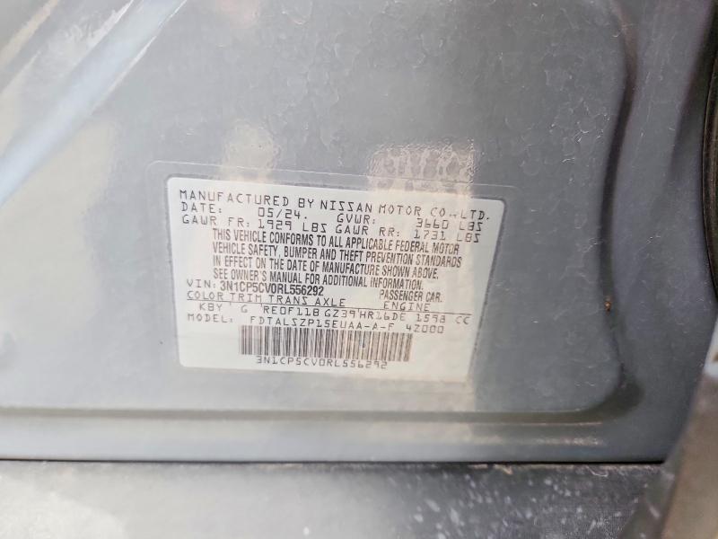 52377776 :رقم المزاد ، 3N1CP5CV0RL556292 vin ، 2024 Nissan Kicks مزاد بيع