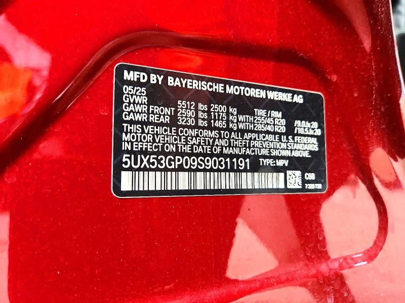 Продажа на аукционе авто 2025 Bmw X3, vin: 5UX53GP09S9031191, номер лота: 52061716
