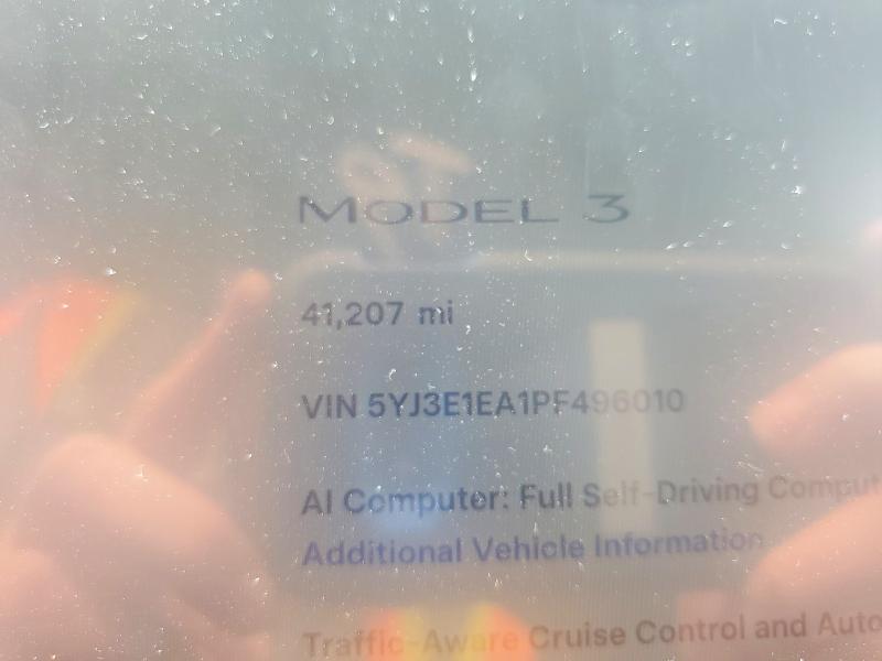 Aukcja sprzedaży 2023 Tesla Model 3, vin: 5YJ3E1EA1PF496010, numer aukcji: 55087256
