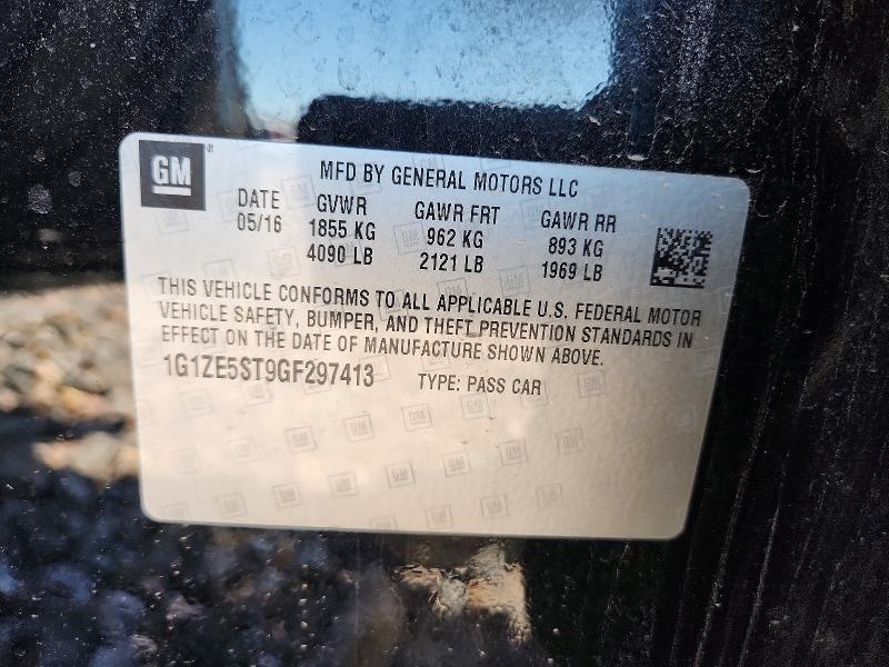 Aukcja sprzedaży 2016 Chevrolet Malibu, vin: 1G1ZE5ST9GF297413, numer aukcji: 53126486